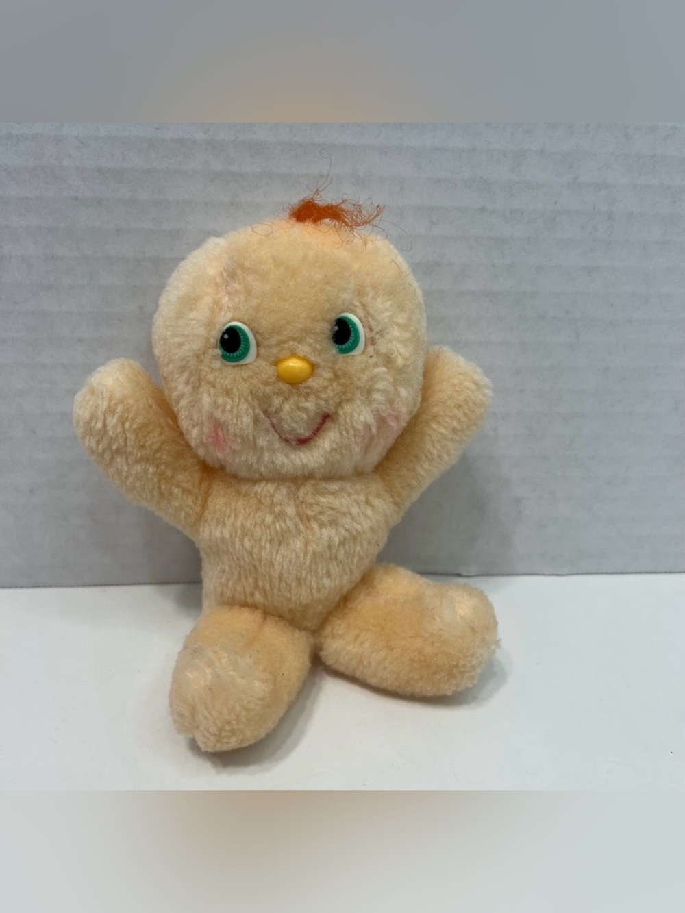 1985 Kenner Red Hair HUGGA BUNCH Gigglet Plush Baby Doll stuffed animal